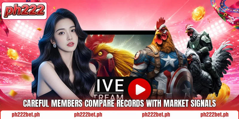 Careful members compare records with market signals Careful members compare records with market signals