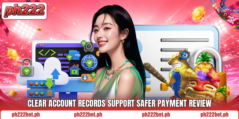 Clear account records support safer payment review