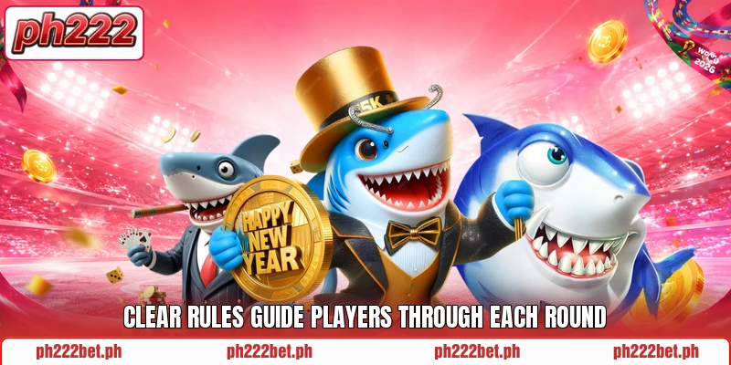 Clear rules guide players through each round Clear rules guide players through each round