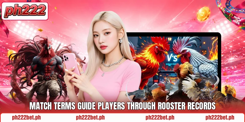 Match terms guide players through rooster records Match terms guide players through rooster records