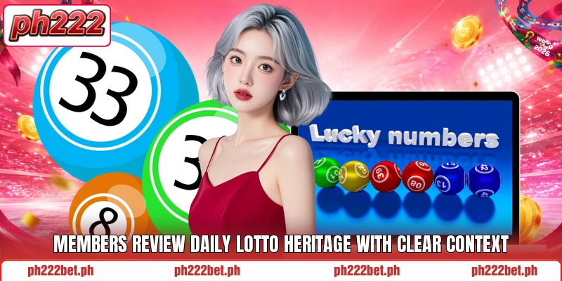 Members review Daily Lotto Heritage with clear context Members review Daily Lotto Heritage with clear context