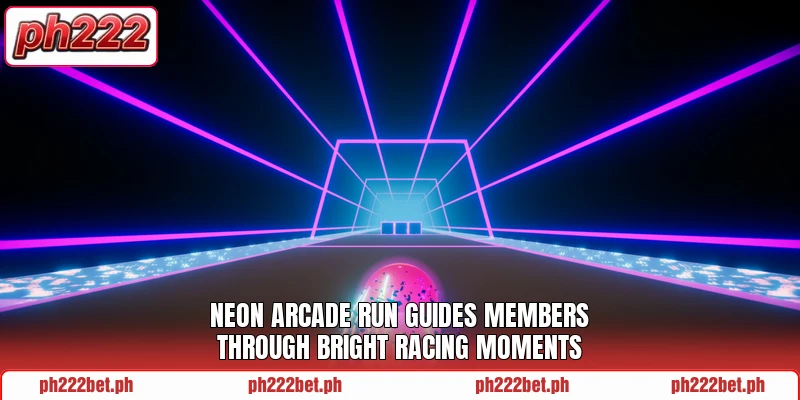 Neon Arcade Run guides members through bright racing moments