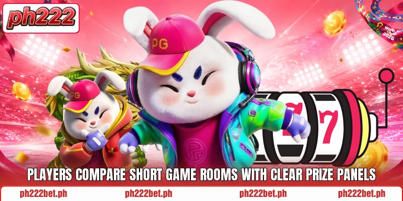 Players compare short game rooms with clear prize panels Players compare short game rooms with clear prize panels