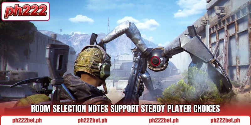 Room selection notes support steady player choices Room selection notes support steady player choices